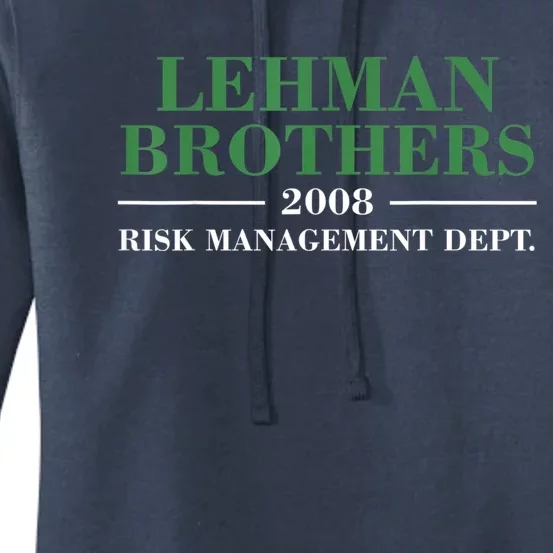 Lehman Brothers 2008 Risk Management Dept Women's Pullover Hoodie