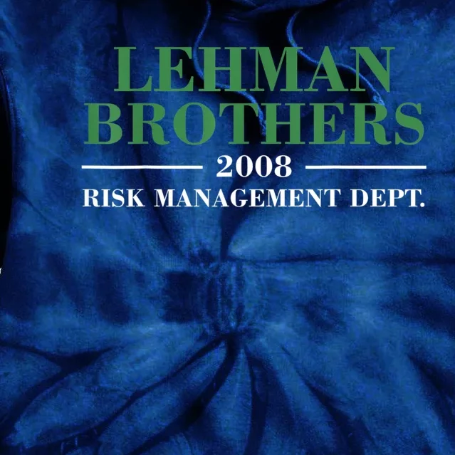 Lehman Brothers 2008 Risk Management Dept Tie Dye Hoodie