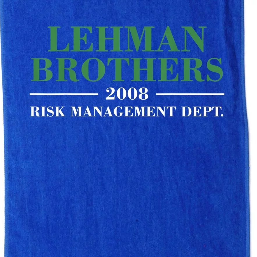 Lehman Brothers 2008 Risk Management Dept Platinum Collection Golf Towel