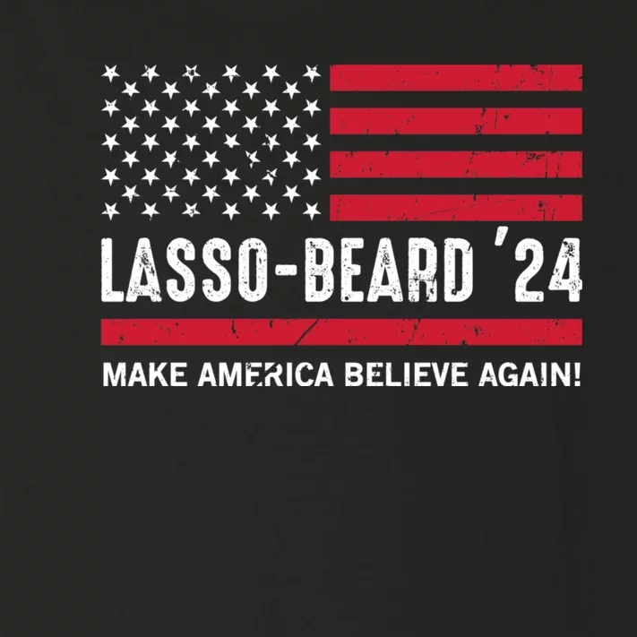 Lasso Beard 2024 American Us Flag Toddler Long Sleeve Shirt