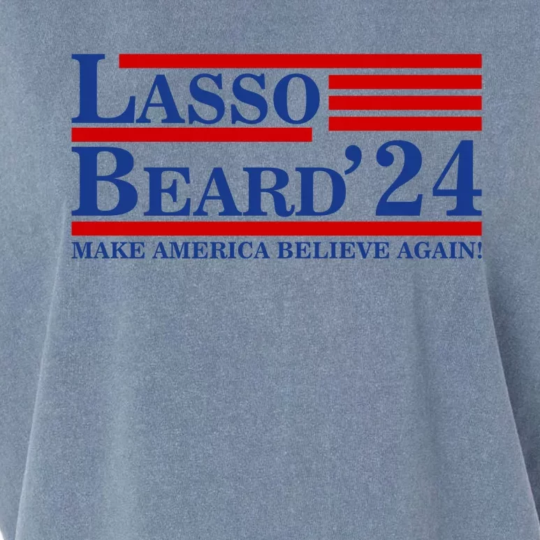 Lasso Beard 2024 Ted Lasso Design Garment-Dyed Women's Muscle Tee