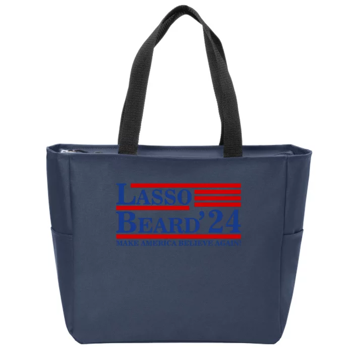 Lasso Beard 2024 Ted Lasso Design Zip Tote Bag