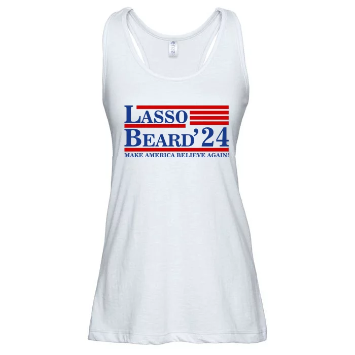 Lasso Beard 2024 Ted Lasso Design Ladies Essential Flowy Tank