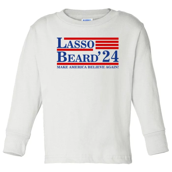 Lasso Beard 2024 Ted Lasso Design Toddler Long Sleeve Shirt