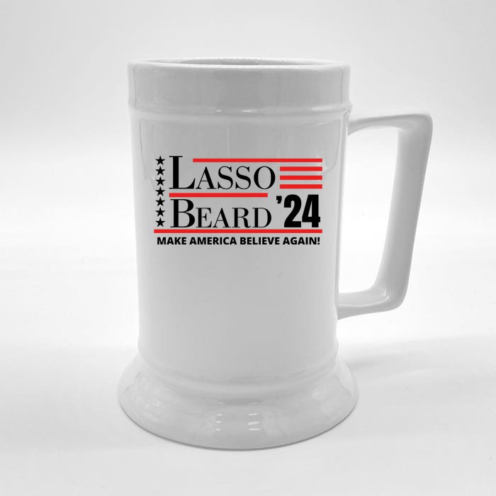 Lasso Beard 2024 Front & Back Beer Stein