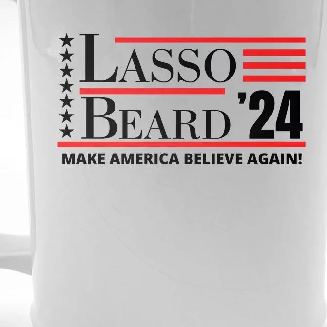 Lasso Beard 2024 Front & Back Beer Stein