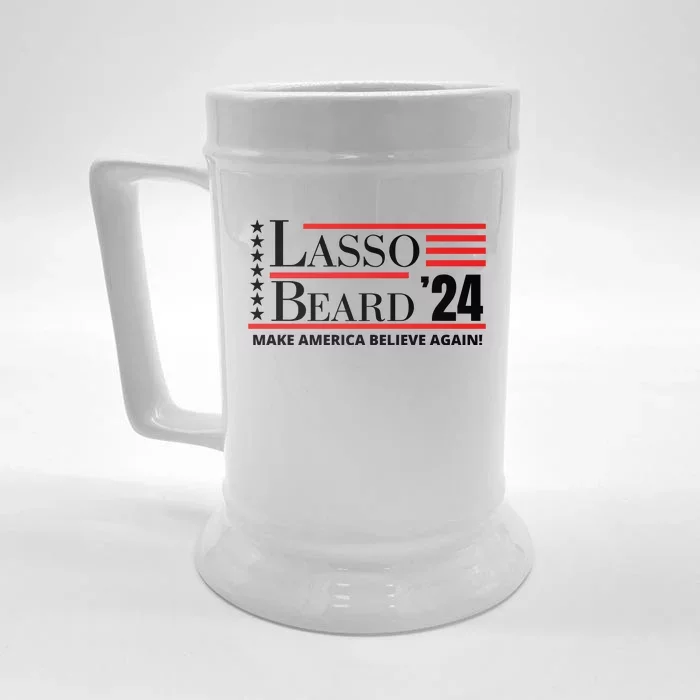 Lasso Beard 2024 Front & Back Beer Stein