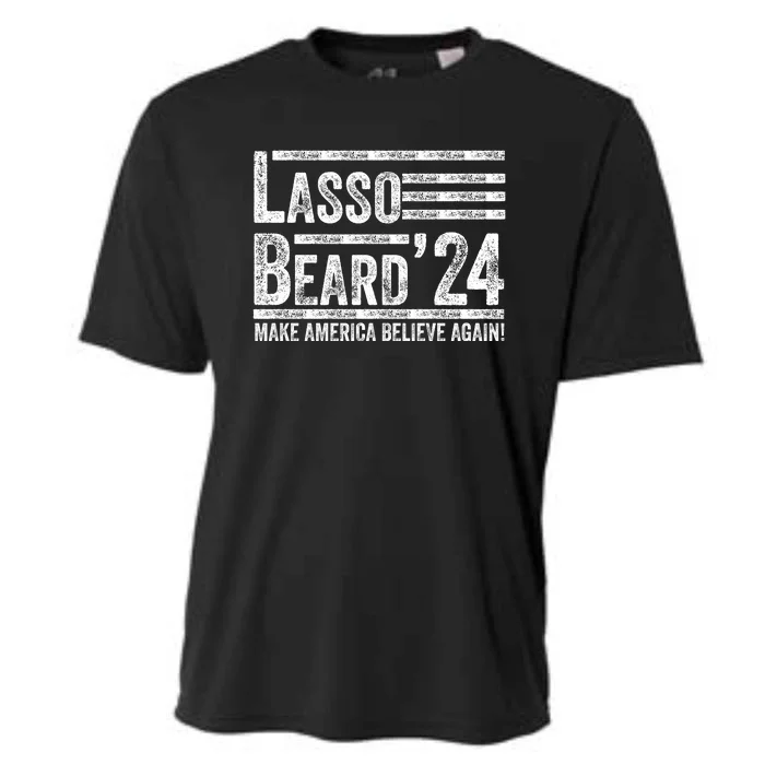 Lasso Beard 2024 MAKE AMERICA BELIEVE AGAIN! Cooling Performance Crew T-Shirt