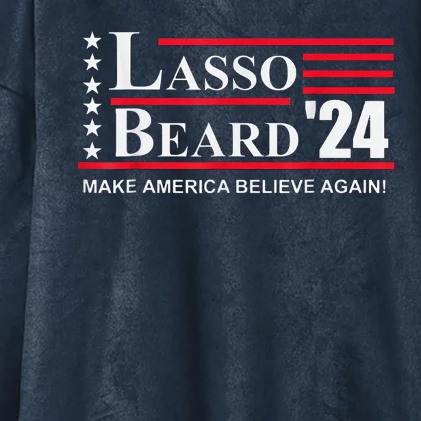 Lasso Beard 2024 Hooded Wearable Blanket