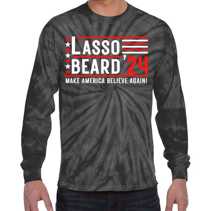 Lasso Beard 2024 Tie-Dye Long Sleeve Shirt