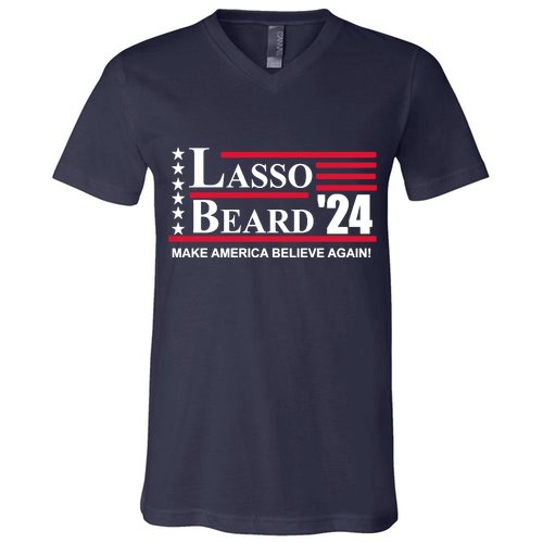 Lasso Beard 2024 V-Neck T-Shirt