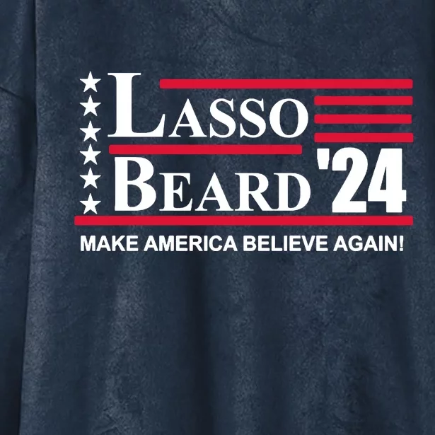 Lasso Beard 2024 Hooded Wearable Blanket