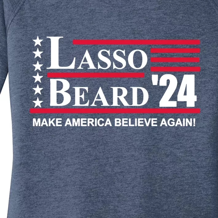 Lasso Beard 2024 Women's Perfect Tri Tunic Long Sleeve Shirt