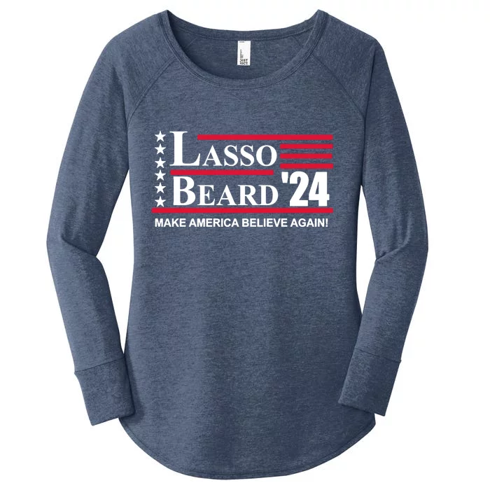 Lasso Beard 2024 Women's Perfect Tri Tunic Long Sleeve Shirt