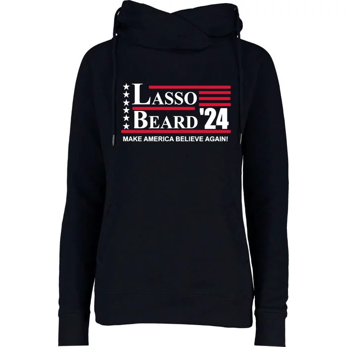 Lasso Beard 2024 Womens Funnel Neck Pullover Hood