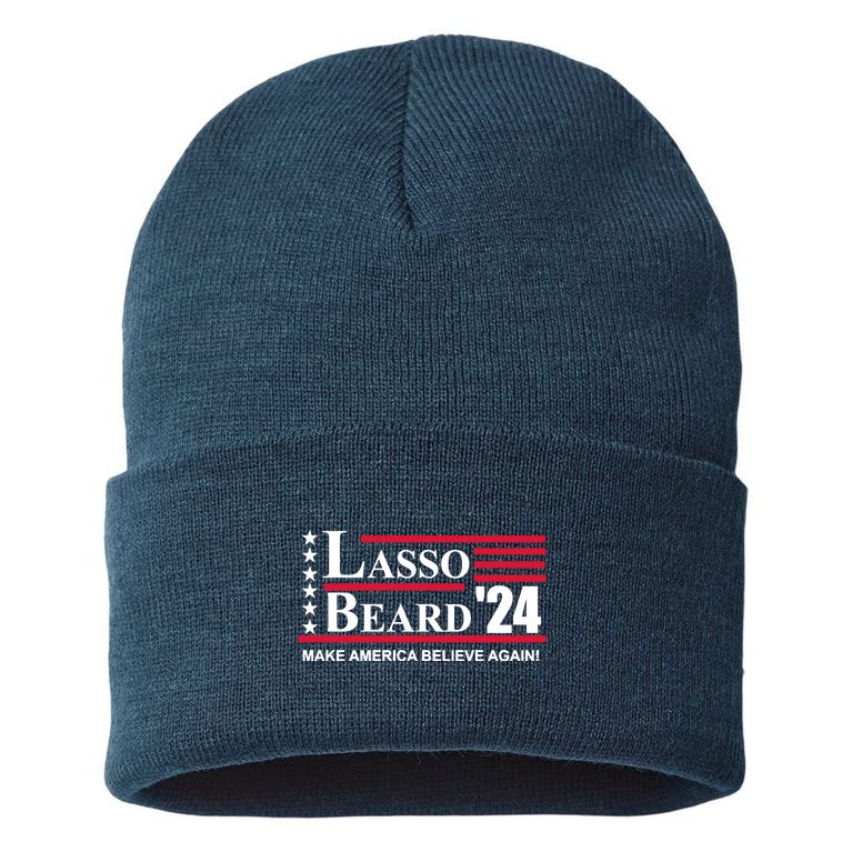 Lasso Beard 2024 Sustainable Knit Beanie