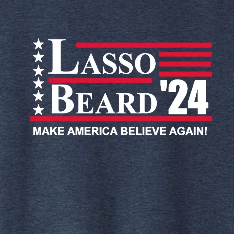 Lasso Beard 2024 Women's Crop Top Tee