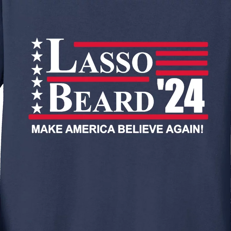 Lasso Beard 2024 Kids Long Sleeve Shirt