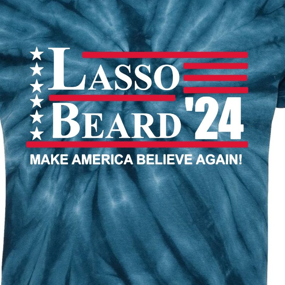 Lasso Beard 2024 Kids Tie-Dye T-Shirt