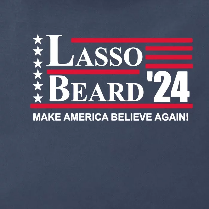 Lasso Beard 2024 Zip Tote Bag