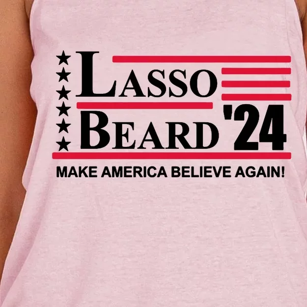 Lasso Beard 2024 Women's Knotted Racerback Tank