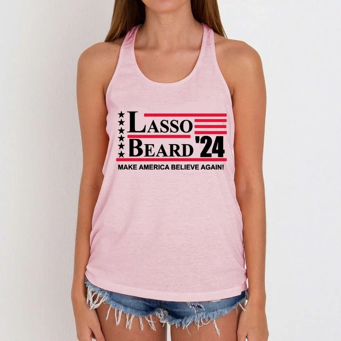 Lasso Beard 2024 Women's Knotted Racerback Tank