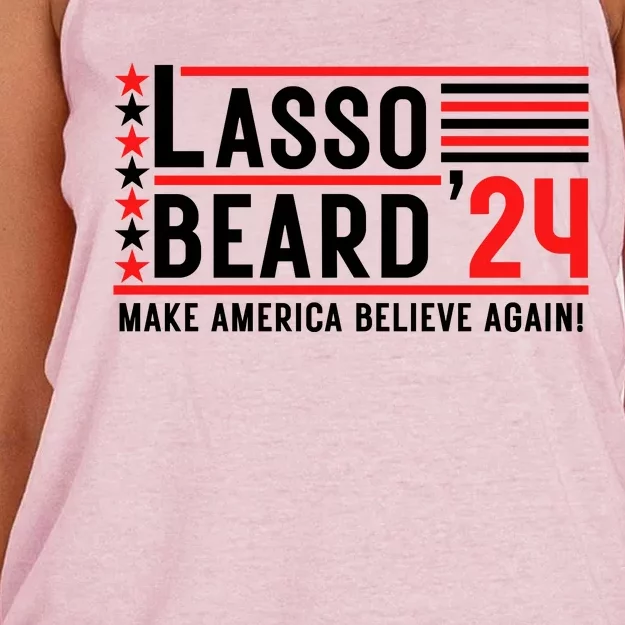 Lasso Beard 2024 Women's Knotted Racerback Tank