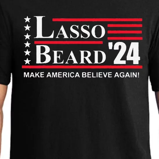 Lasso Beard 2024 Election Funny Pajama Set