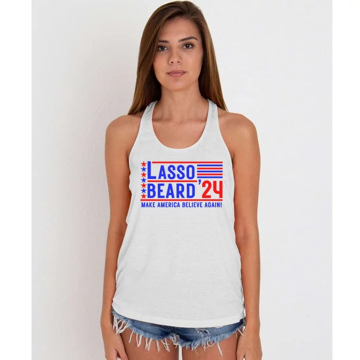 Lasso Beard 2024 Women's Knotted Racerback Tank