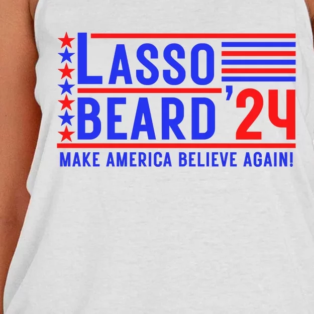 Lasso Beard 2024 Women's Knotted Racerback Tank