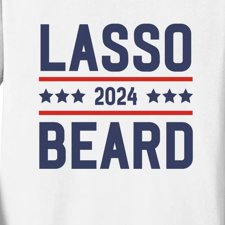 Lasso Beard 2024 Kids Long Sleeve Shirt