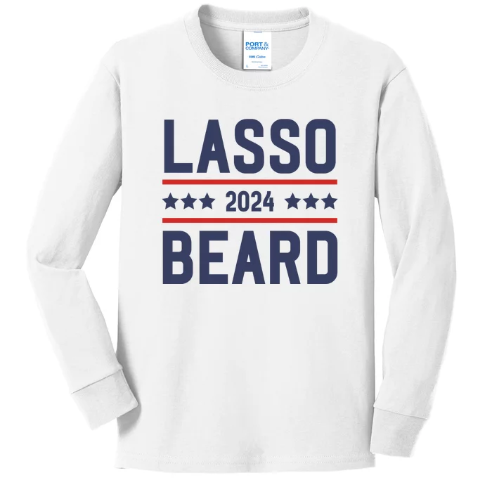 Lasso Beard 2024 Kids Long Sleeve Shirt