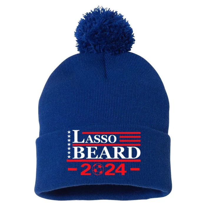 Lasso Beard 2024 Pom Pom 12in Knit Beanie