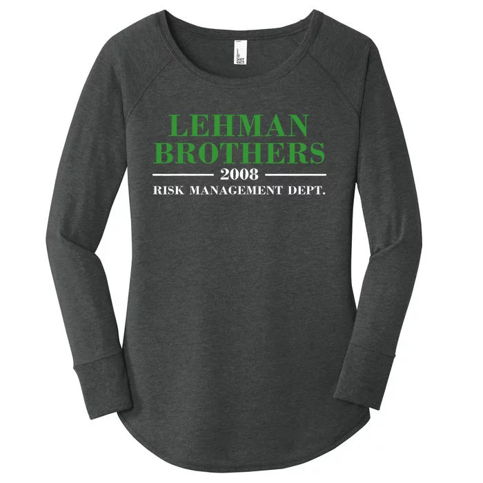 Lehman Brothers 2008 Risk Management Dept Women's Perfect Tri Tunic Long Sleeve Shirt