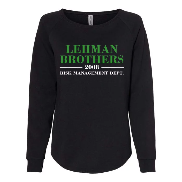 Lehman Brothers 2008 Risk Management Dept Womens California Wash Sweatshirt