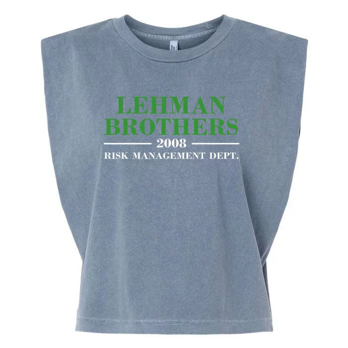 Lehman Brothers 2008 Risk Management Dept Garment-Dyed Women's Muscle Tee