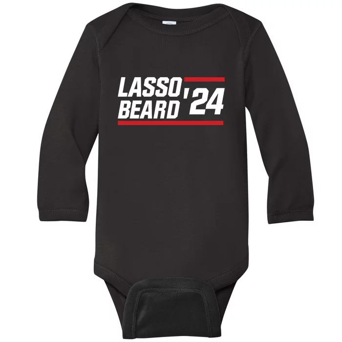 Lasso Beard 2024 Baby Long Sleeve Bodysuit