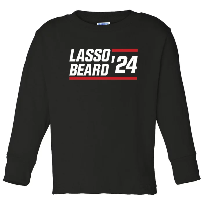 Lasso Beard 2024 Toddler Long Sleeve Shirt