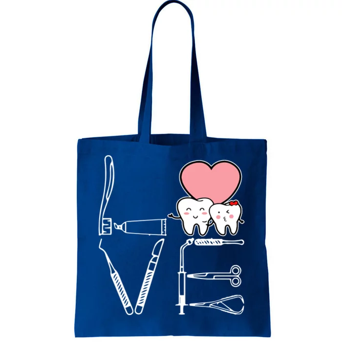 Love Being A Dentist Cute Tote Bag