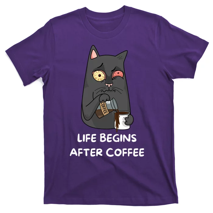 Life Begins After Coffee T-Shirt