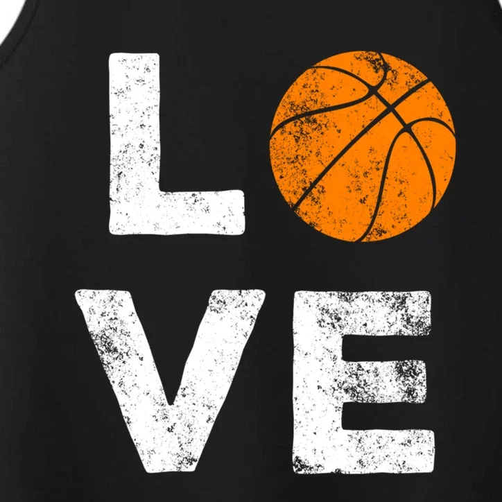 Love Basketball American Team Fan Gift Performance Tank