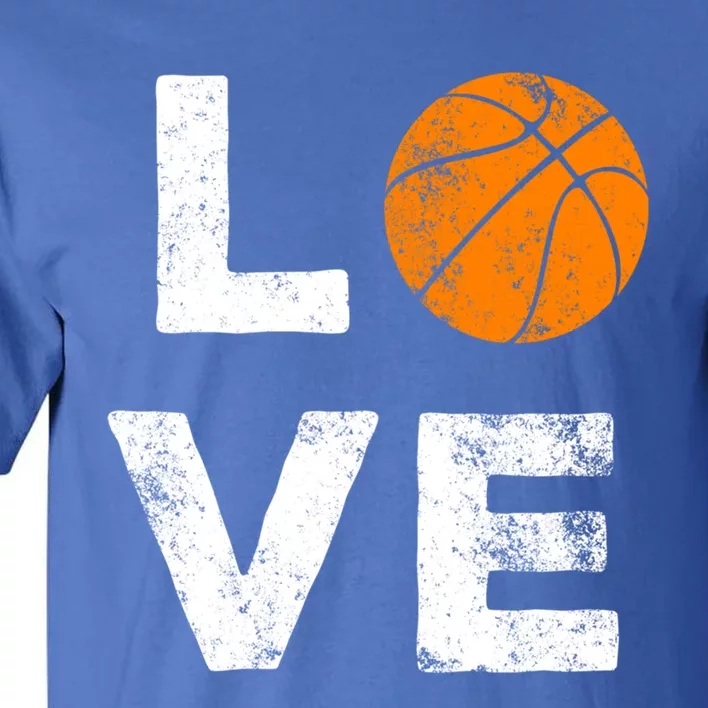 Love Basketball American Team Fan Gift Tall T-Shirt