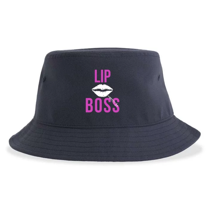 Lip Boss Aesthetic Nurse Injector Botox Filler Pullover Hoodie Sustainable Bucket Hat