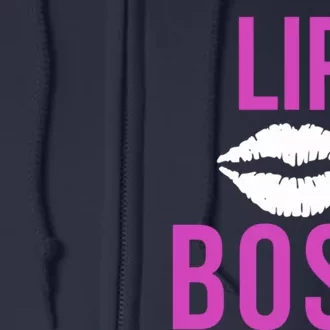 Lip Boss Aesthetic Nurse Injector Botox Filler Pullover Hoodie Full Zip Hoodie