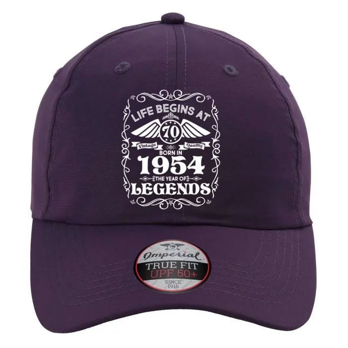 Life Begins At 70 Born In 1954 Year Of Legends The Original Performance Cap