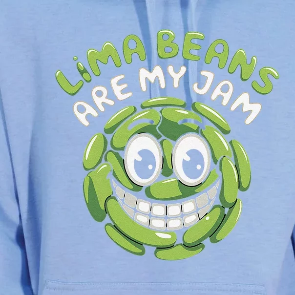 Lima Beans Are My Jam Food Lover Vegetable Vegetarian Vegan Unisex Surf Hoodie