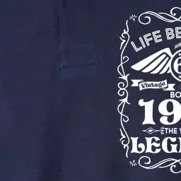 Life Begins At 60 Born In 1963 Year Of Legends Softstyle Adult Sport Polo