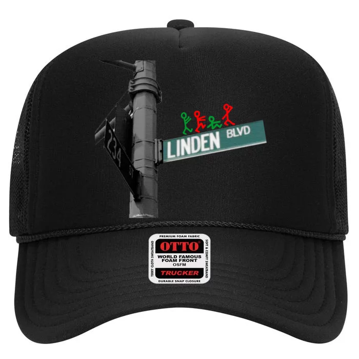 Linden Blvd A Tribe Called Quest High Crown Mesh Trucker Hat