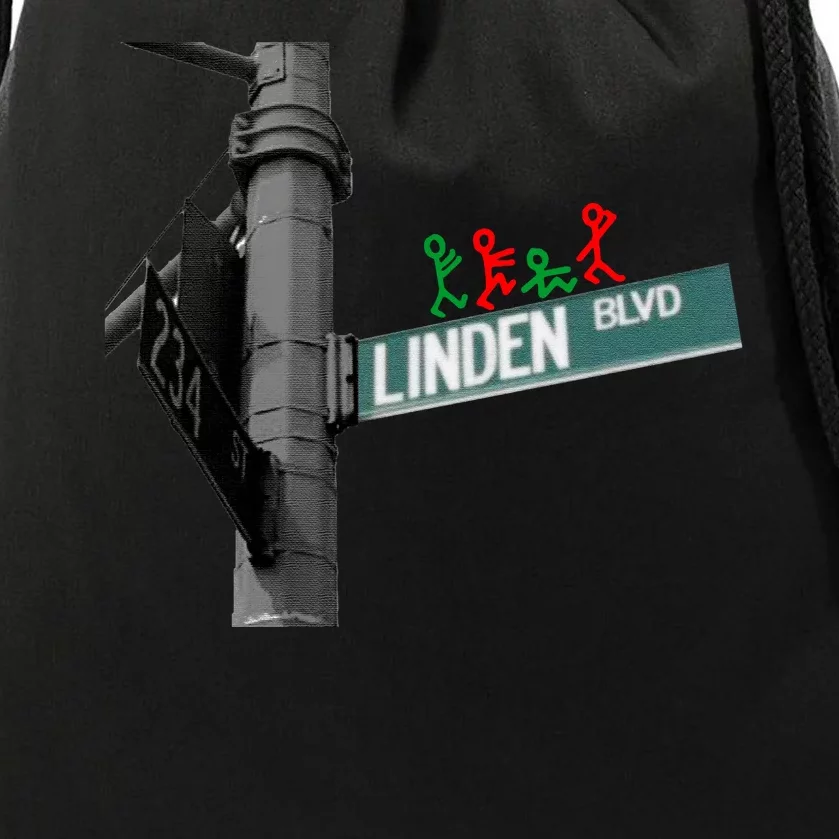 Linden Blvd A Tribe Called Quest Drawstring Bag