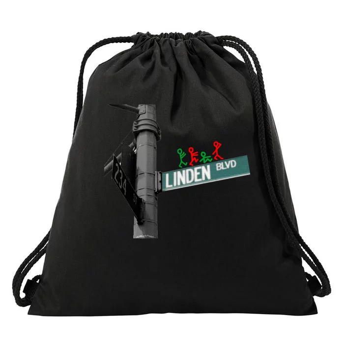 Linden Blvd A Tribe Called Quest Drawstring Bag